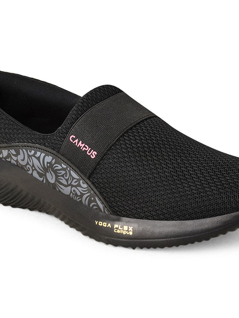 CAMP ELOY Black Women's Walking Shoes